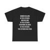 Men's and Women's T-shirts Everyone Belongs In The Kitchen Funny