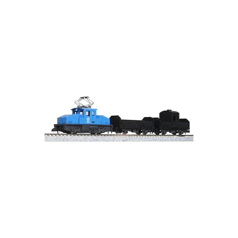 KATO N Gauge Chibi-Totsu Set, Country Town Freight Train, Blue, Model Train, Electric Locomotive, 10-504-2
