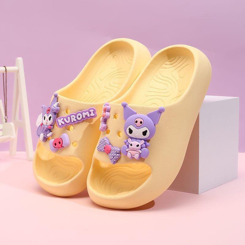 Cute Cartoon Character Summer Slippers For Girls With Soft Non-slip Eva Sole In Multiple Colors
