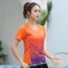 Unisex Badminton T-Shirt Kurzarm Schnelltrocknend Sport T-Shirt Training Wettkampf