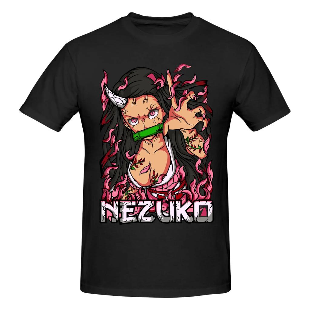 Demon Slayer T Shirts Cotton Tees Shirt Streetwear Round Neck Kokushibo Tokito Tshirt Casual Short Sleeve Clothing 2026 summer