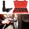 10PCS Interface 12.7mm Socket Set H5-H19 Wrench Socket Durable Inner Hexagonal Sleeve  For Repair