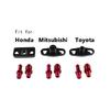 MUGE-1Pcs Car Aluminum Alloy Turbo Fuel Rail Delivery Regulator Adapter with Fittings for Honda /Mitsubishi /Toyota RS-FRG012