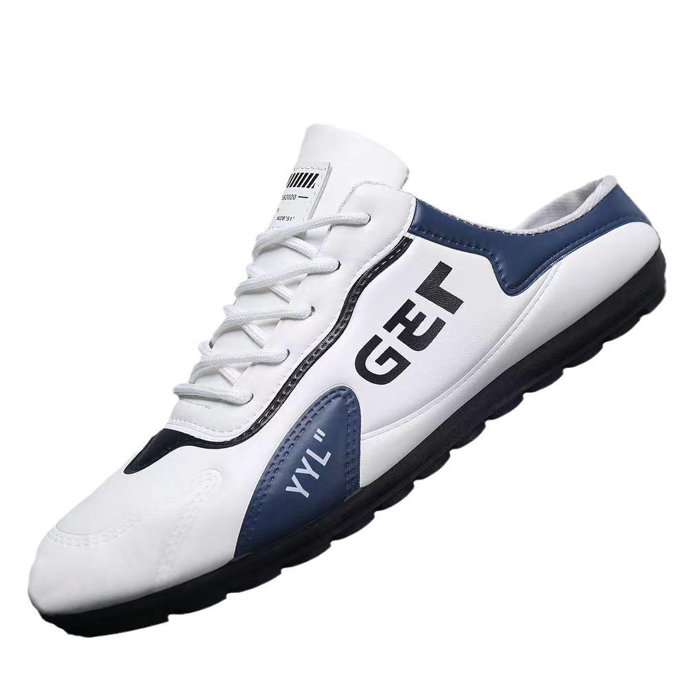 New Men's Shoes Korean Edition Trendy Versatile Casual Shoes Lazy Half Dragboard Shoes Bean Shoes Men