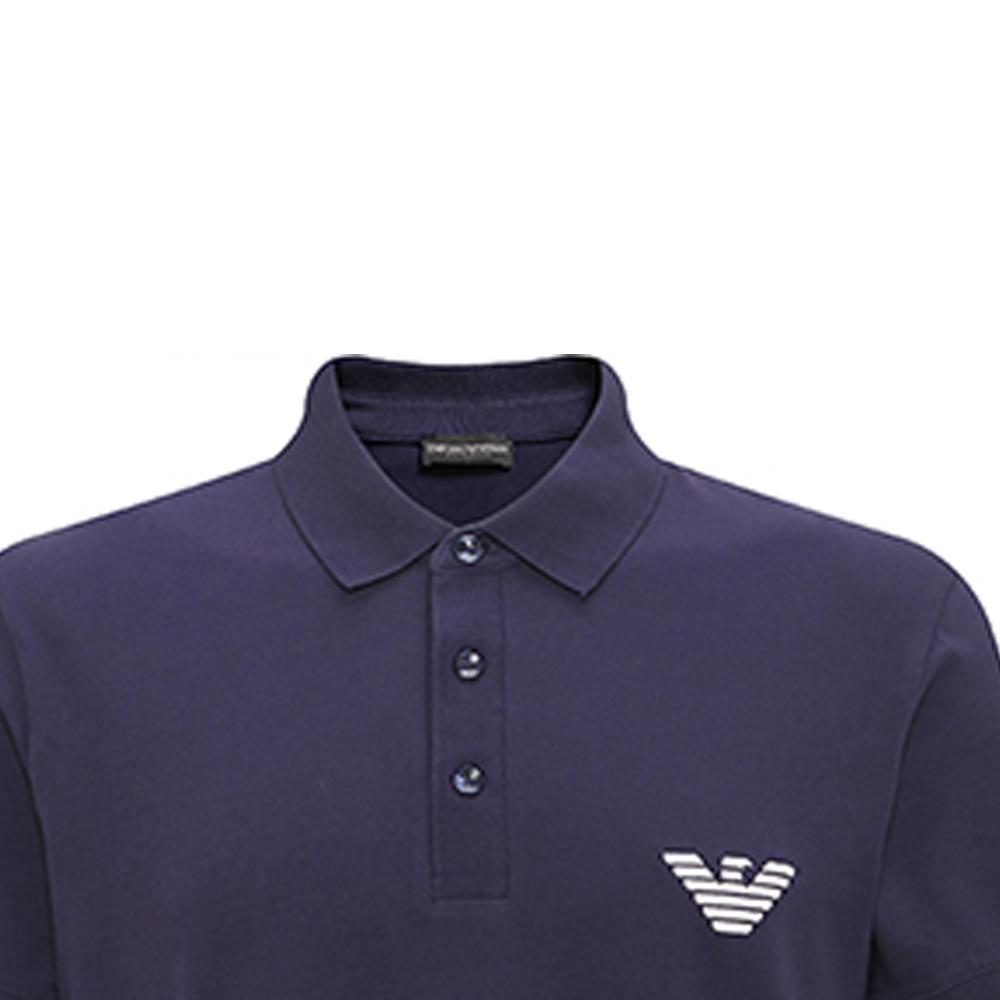 EMPORIO ARMANI SS23 Polo Shirt Men's Blue 211804-3R482-48336