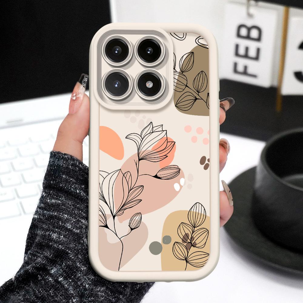 Charming Flowers Phone Case For Xiaomi 15T 14T 13T Pro 17 15 14 13 12 Lite Ultra Pro Max 5G Staircase Soft Cover