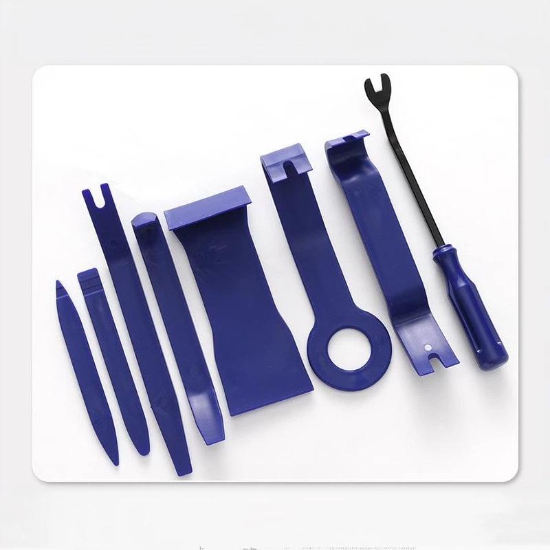 8Pcs ABS Car Hand Disassembly Tool Set Durable Auto Pry Kit for Stereo DVD Interior Panel Removal Modification