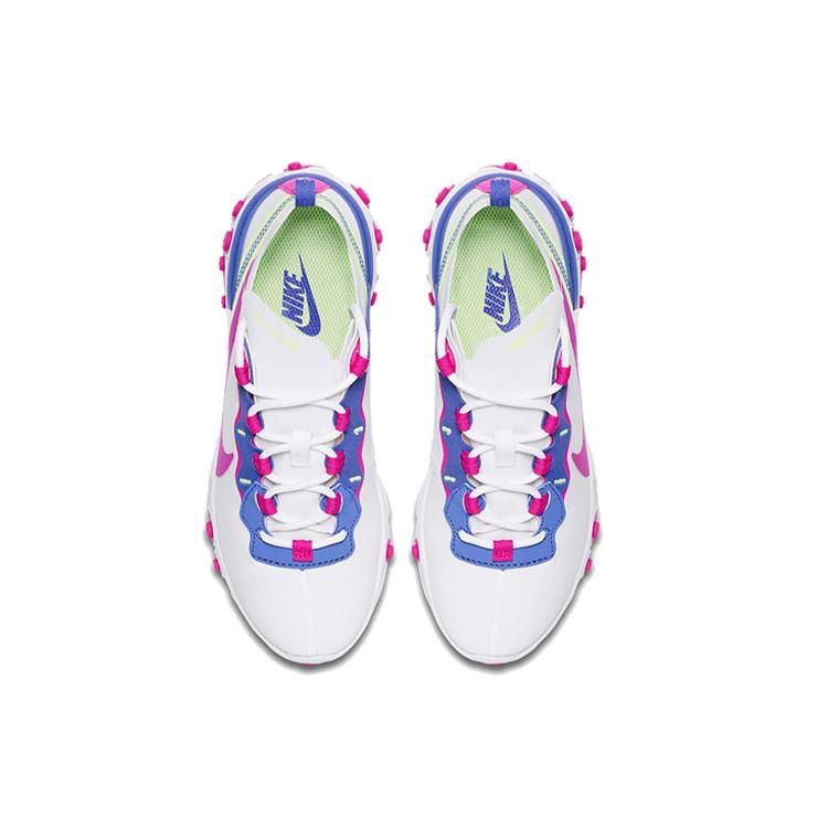 Nike React Element 55 Blanco Rosa Fuego Mujer BQ2728-104