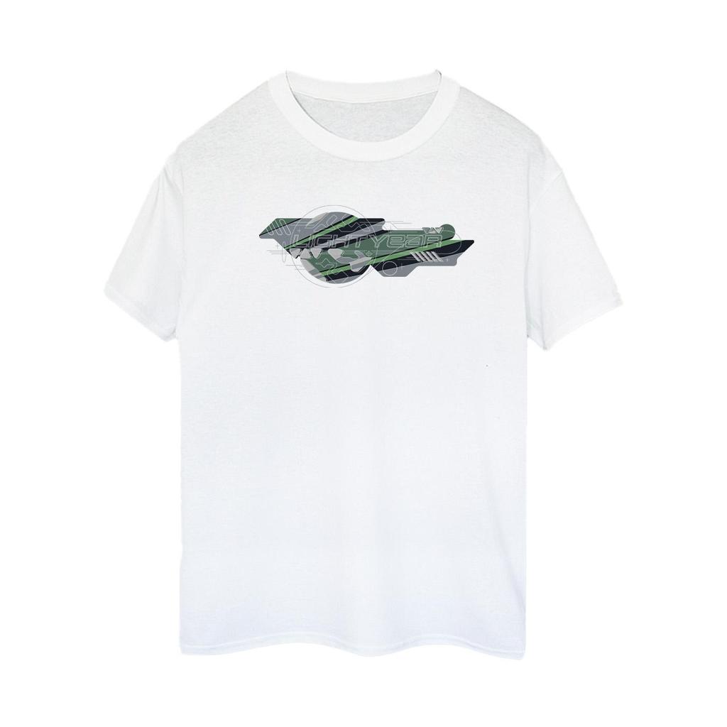Disney Womens/Ladies Lightyear Graphic Title Cotton Boyfriend T-Shirt