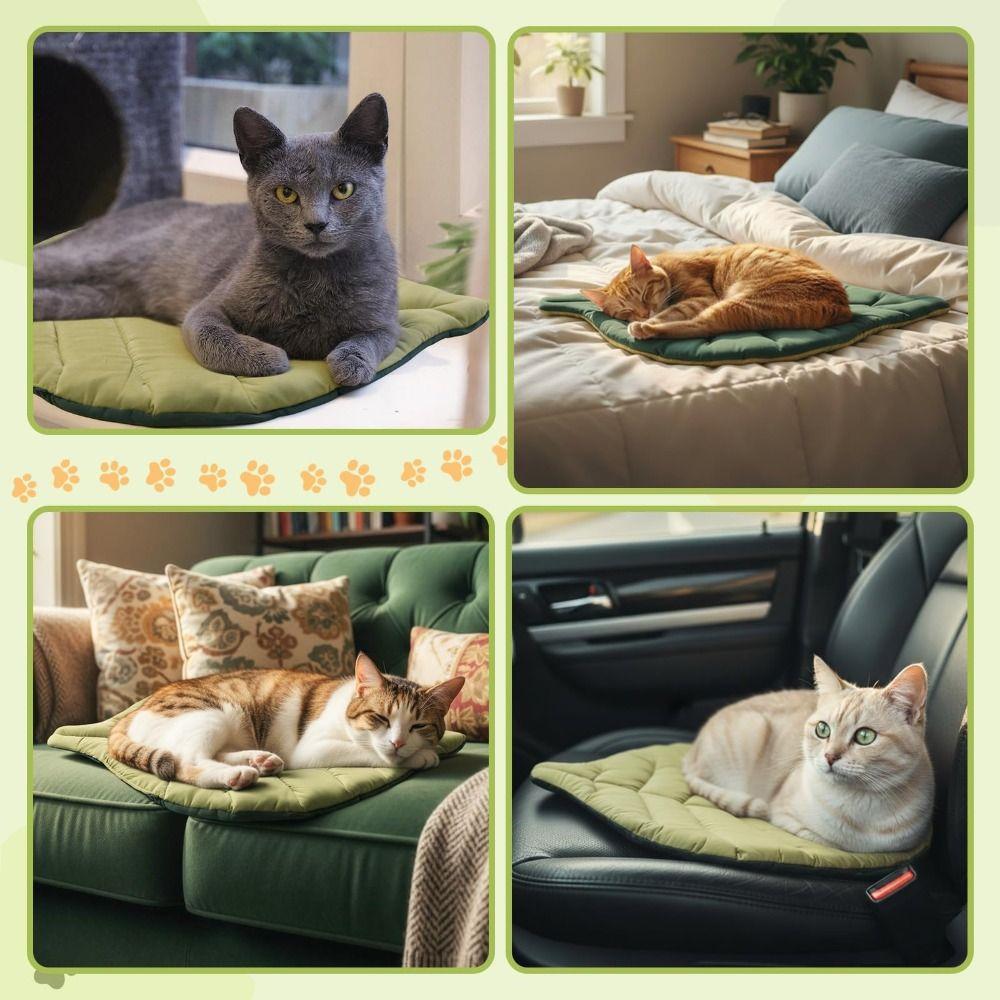 Double Sided Cat Nest Soft Cotton Pet Bed Cute Seat Cushion Pet Supplies