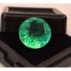 8-10 Ct Natural Green Emerald Colombian Round Cut Fabulous Certified Gemstone