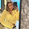 2026 Spring See Through Sweater Women Knit Cardigan Coats Sexy Hollow Out Single Breasted Cardigan Streetwear Y2K Knitted Tops