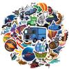 35pcs-50pcs Retro Vehicles Stickers Whimsical Retro Stickers Stickers For Laptop Luggage Scrapbook Diary
