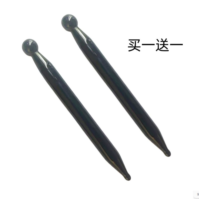 

Muscle-Poking Stick Female Face Beauty Bar Facial Board Scraping Whole Body Meridian Acupuncture Massager Eye Special Pull Tendons Stick Black Resin Acupuncture Pen (Buy One Get One Free)