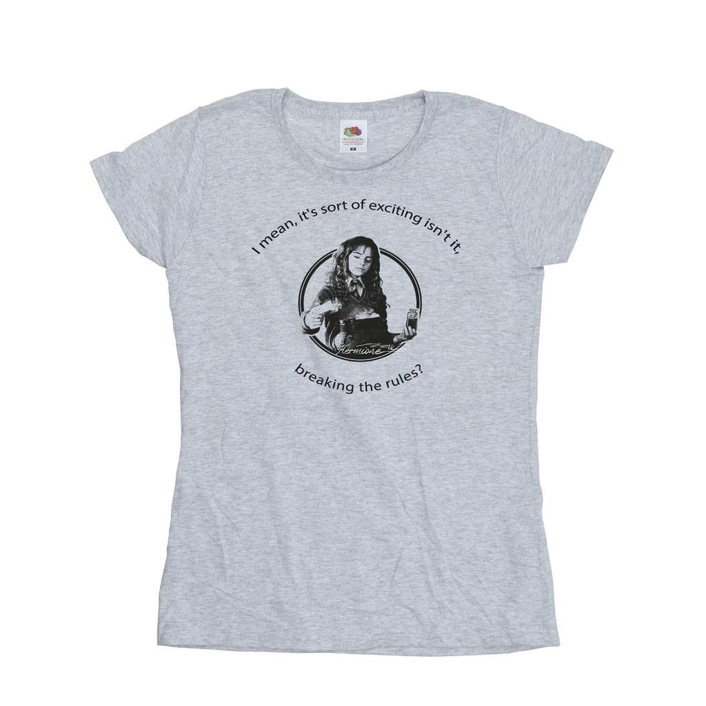 Harry Potter Womens/Ladies Hermione Breaking The Rules Cotton T-Shirt