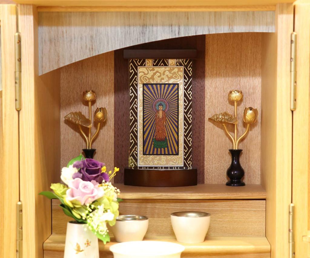 Tiara [Bean] Brown, Standing Hanging Scroll, Modern Stand, 17cm Tall, Principal Image, Jodo Shinshu Honganji (West)