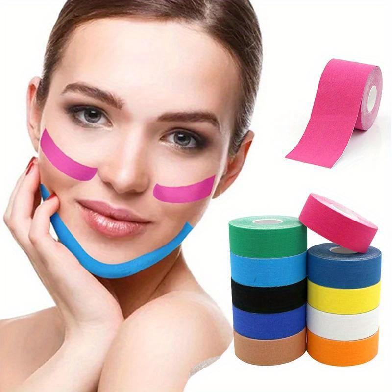 For Face V Line and Neck Eyes Area Lifting Breathable Waterproof and Comfortable 5M Face Lifting Tape Cotton Kinesiology Tape