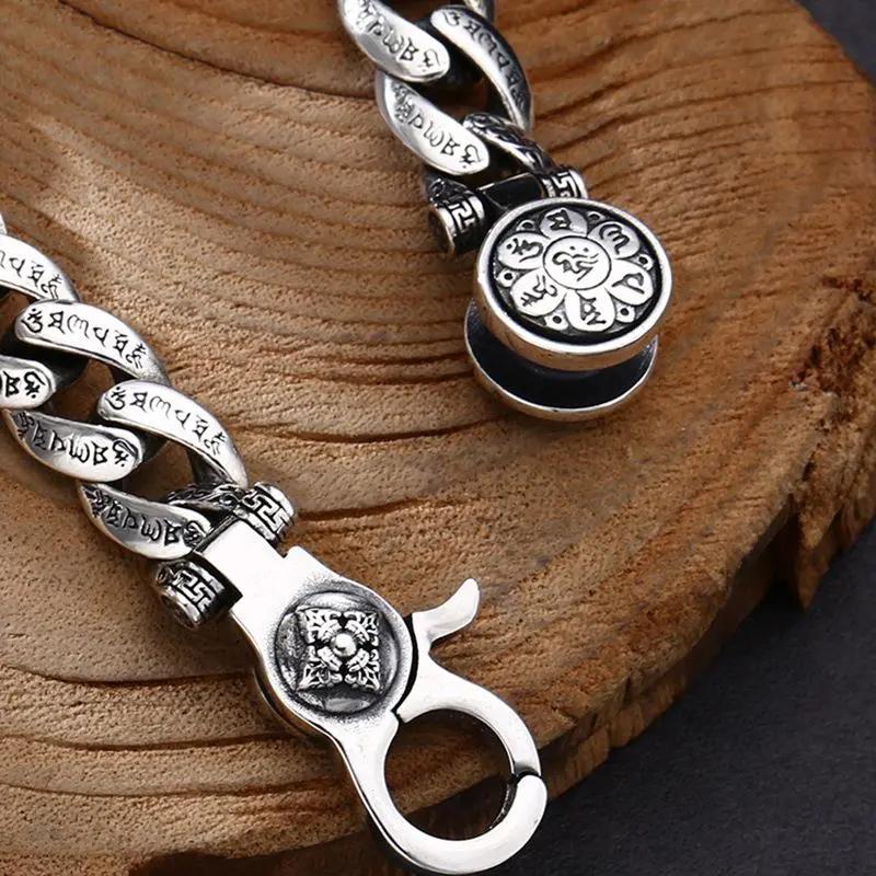 Men's Fashionable Transfer Bucket Bracelet Six-character Jewelry