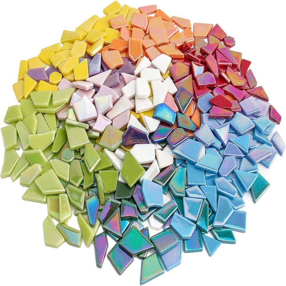 Colorful Broken Mosaic Glass Broken Pieces Mosaic Glass Pieces Glass Mosaic Tiles Home Decor