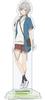 Official Acrylic Stand for the Movie "Broken World and Miku Who Can't Sing" Featuring Shiho Hinomori and Leonid.