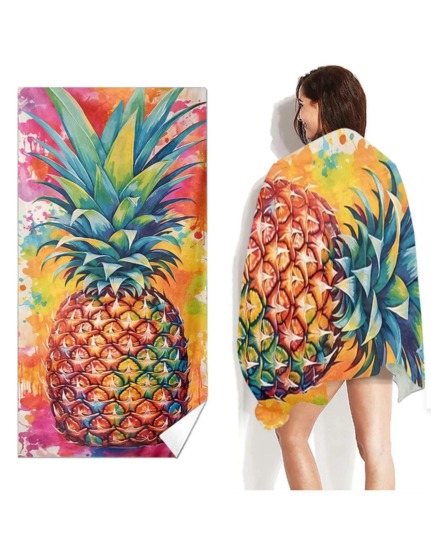 

Starfish Shell Pearl Gravel Print Beautiful Beach Towel, Extra Large Super Soft Microfiber Bath Towel for Beach Travel W30*H60(CM)