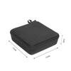 4/5/6/7/8 Compartments Adjustable Glasses Organizer, Portable Black Storage Bag Case For Travel, Sturdy Dividers Eyewear Box