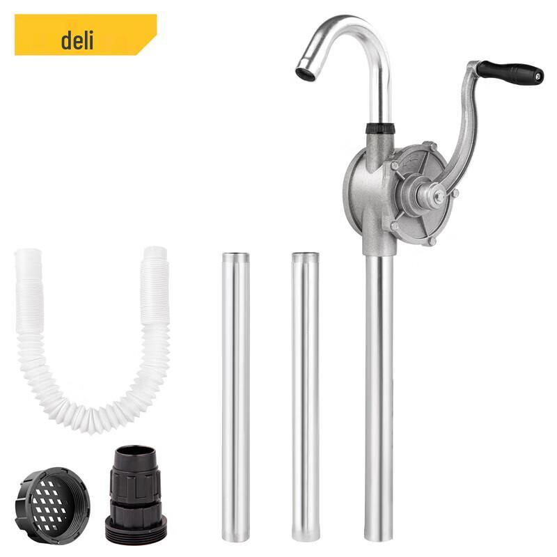 Deli Aluminum Alloy Hand Crank Oil Pump