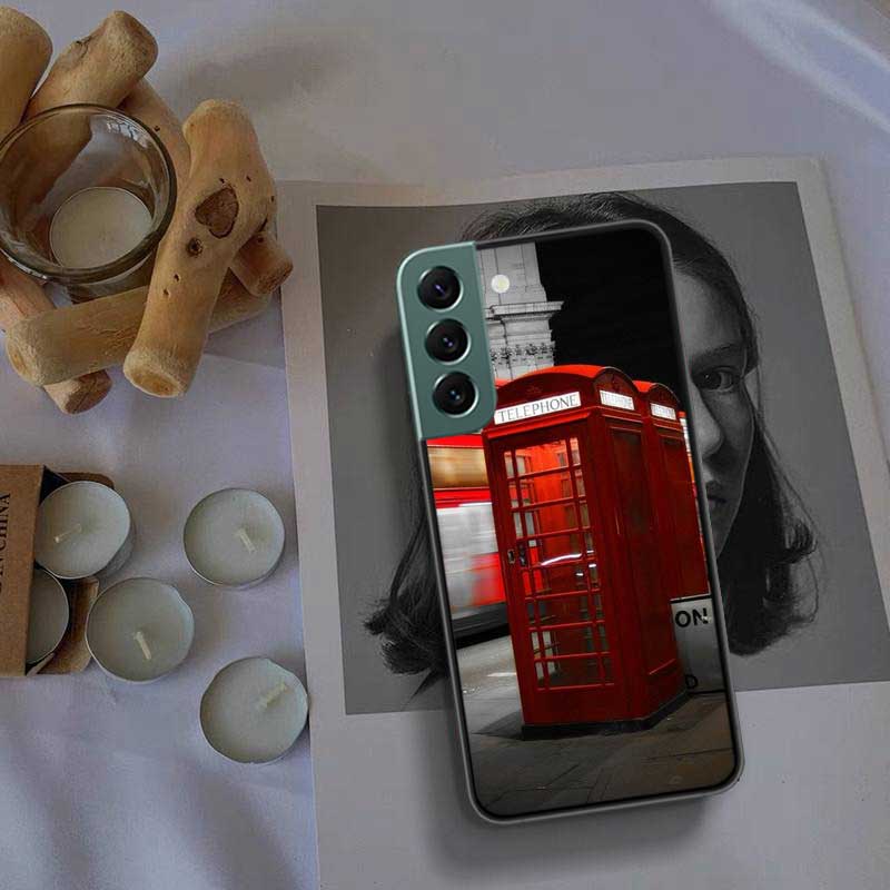 Чехол для телефона london bus england telephone для Samsung A15 A25 A35 A55 Galaxy A70S A50S A30S A30 A40 A71 A51 A41 A31 A21 A11 A01 A2 Samsung A35 5G