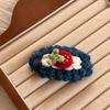 Cartoon Fruit Sweet And Cute Hairpin Handmade Wool Crocheted Autumn Winter Bangs Clip BB Clip Trendy Hair Accessories