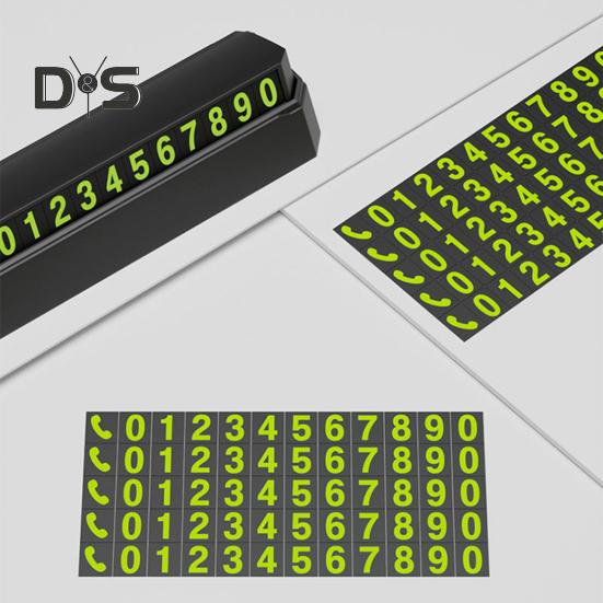 Stable Phone Number Plate Convenient Practical Pressing Style Phone Number Plate