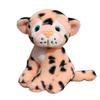 Sitting Lifelike Leopard Plush Doll Fluffy Animals Stuffed Toys  Children's Day