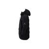 Jordan Logo Print Down Jacket With Storage Pocket Detail And Hood Men Outerwear Black DZ4552-010