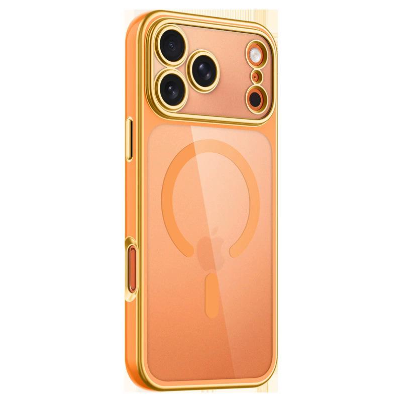iPhone 17 Pro Max Case: Two-Color Electroplated, Magnetic, Transforms into All-Inclusive Transparent Protective Shell