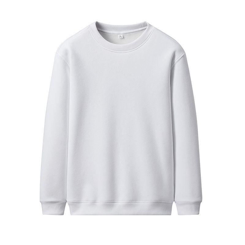 

Thickened Autumn/Winter 400g High-Weight Fleece Sweatshirt: Cold-Resistant, Warm, Round Neck Small