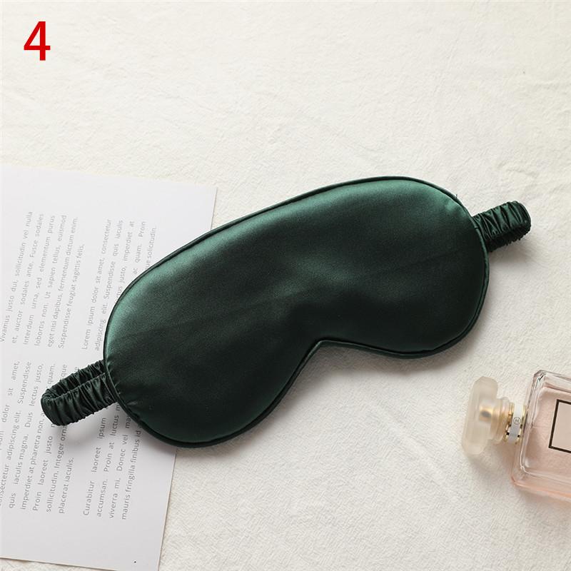 Ögonskydd för att sova Ögonmasker Mulberry Silk Satin för Kvinnor Män Sova ögonskugga Slät ögonbindel Sömnlöshet Hjälpmedel Somna Bekväm att bära