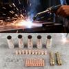 Welding Applications Contact Tips Kit High Temperature Resistance Components Contact Tips AK15 Compatible Comprehensive Tool Set