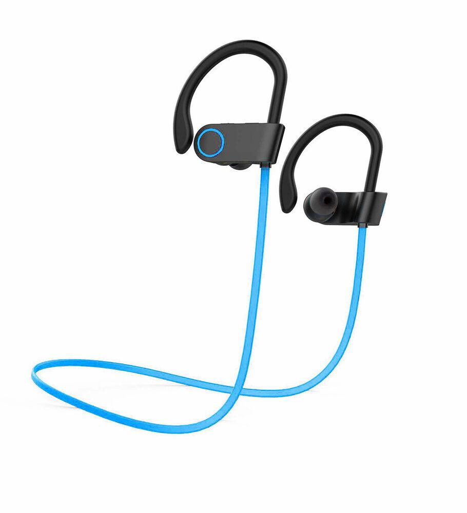 Bluetooth Wireless Headphones Earphones Waterproof Sport Earbuds In Ear Headset