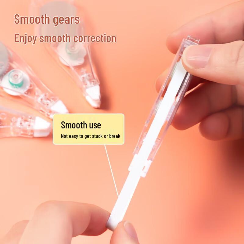 Deli VR12TX Push-Type Correction Tape Refill (25 Pack)