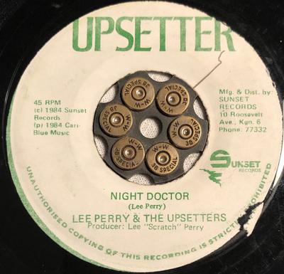 7inch Record LEE PERRY & THE UPSETTERS - Night Doctor / Version NONE Upsetter 1984 Jamaica Reggae, Ska & Dub Used