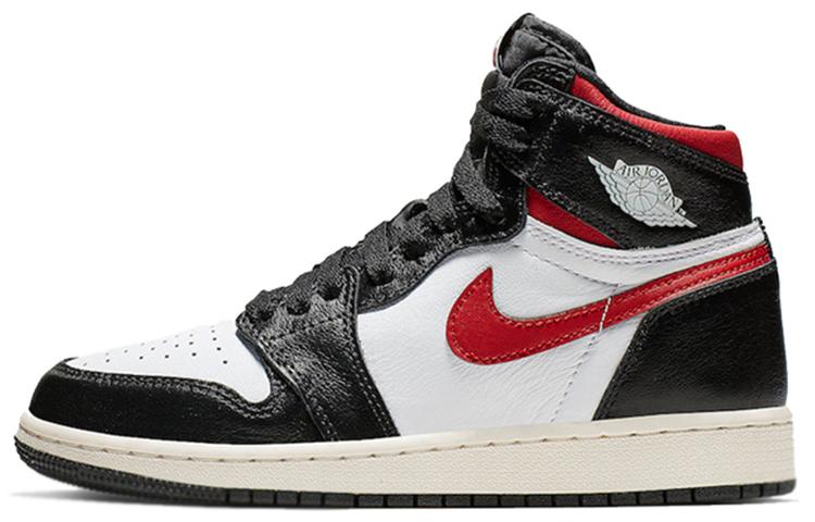 Jordan 1 Retro High Black Gym Red GS 575441-061 36