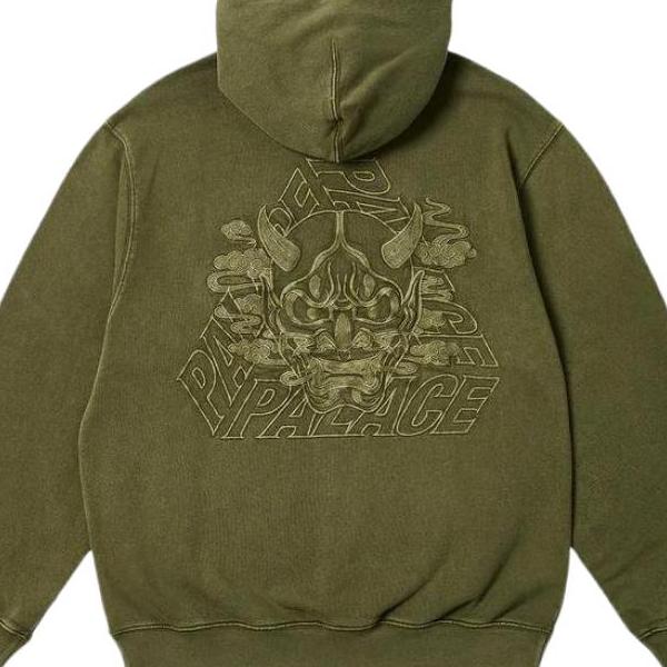 Palace Demon Hood The Deep Green Unisex Tops P25CS169