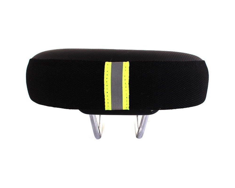Poilee Bicycle PU Highly Highly 150KG Load Comfortable for Long Distance Cycling Saddle for Cross A038 Saddle, Leather, Breathable, Elastic, Capacity,