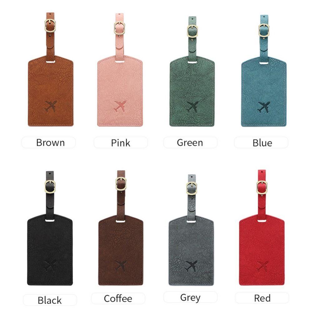 Name Luggage Tags Airplane Suitcase Tag Address Label Boarding Pass Tag Pu Luggage Tag Male