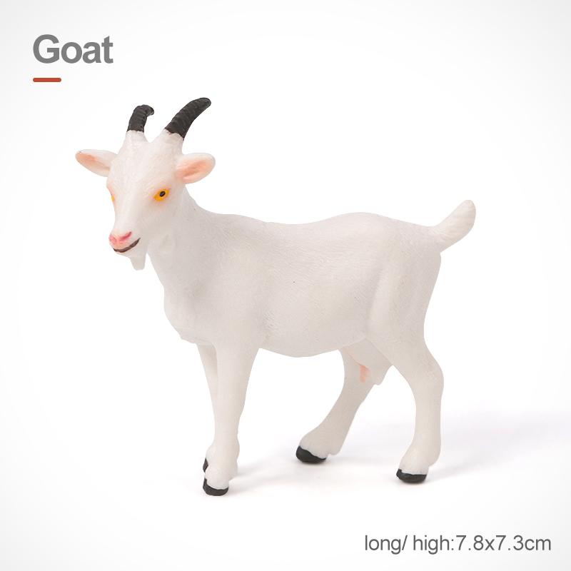 Simulation Farm Animals Poultry Cow Pig Dog Chicken Duck Goose Cub Figurines Model Action Figures Educational Toy For Kids