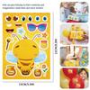 Interactive Educational Cartoon Bee Stickers For Kids Creative Diy Fun