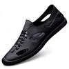 Men's Shoes Summer Casual Leather Shoes Men's Soft Leather Outdoor Breathable Sandals Men's Soft-soled Casual Shoes
