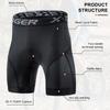 X-TIGER Cycling Underwear 5D Gel Pad Breathable Non-Slip Men Bike Shorts Shockproof Bicycle Underpant MTB Road Bike Riding Short