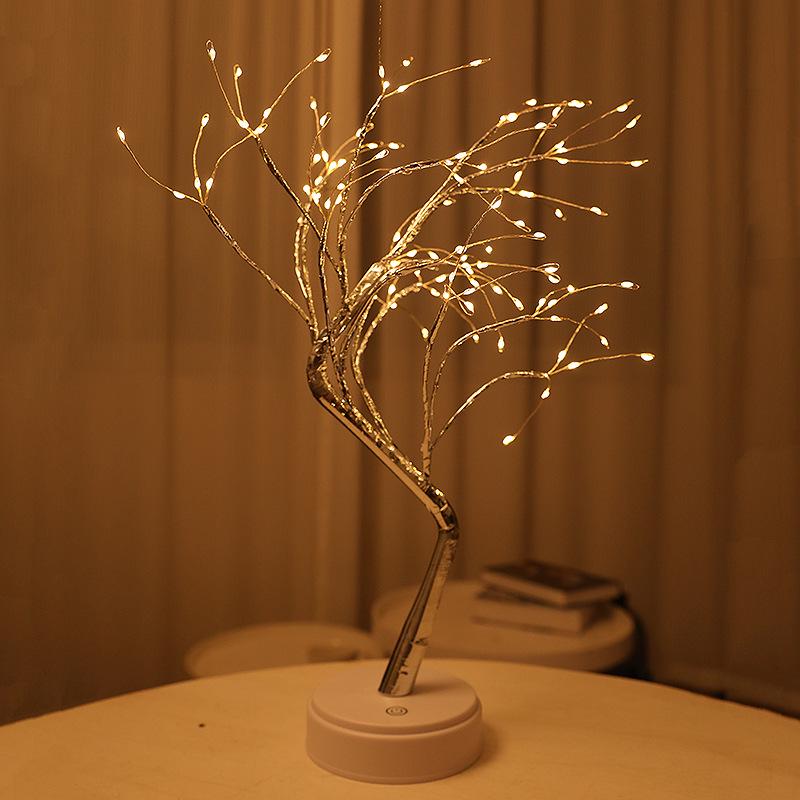 USB LED Romantic Tree Lights for Christmas & Valentine's Day - Perfect for Bedroom Atmosphere