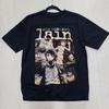Lain Graphic Print Autumn Cotton Unisex TShirt Short Sleeve Street Fashion Trend Clothing Street Style Winter Innerwear Tops