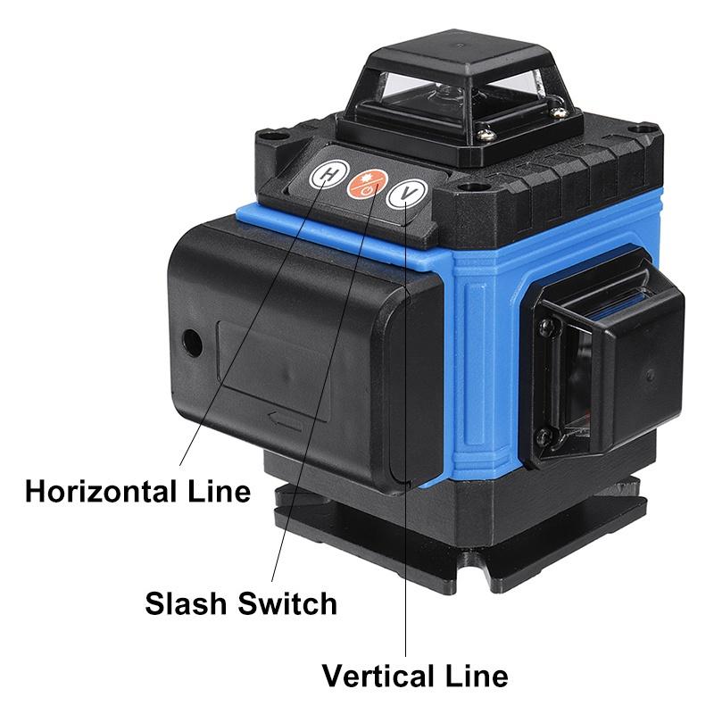 16 Lines Laser Level 4D Green Lines Self-Leveling 360 Horizontal & Vertical Cross High Precision Outdoor Powerful